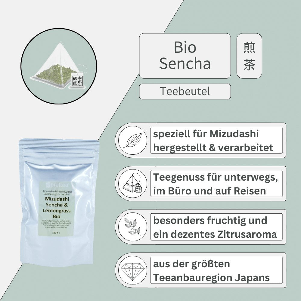 Mizudashi Sencha & Zitronengras BIO - Mizudashi Masters