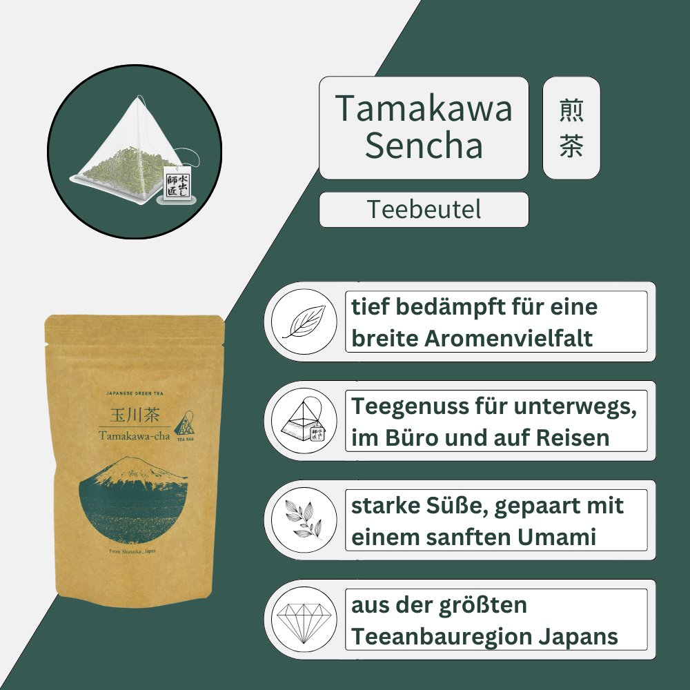 Tamakawa-Cha Sencha Teebeutel - Mizudashi Masters